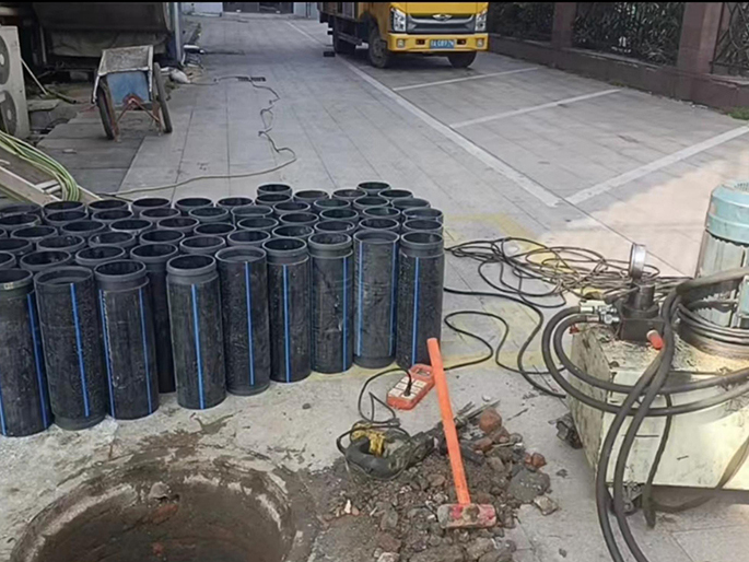 福建PE置换管厂家 DN315置换管 非开挖管短管置换